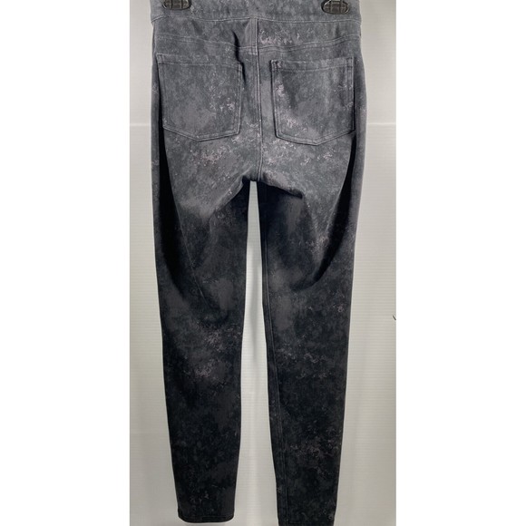 SPANX Jean-ish Ankle Leggings Grey Marble Stretch Slimming Shaping SZ Small - Picture 5 of 10